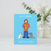 National Hug your Cat Day 4 juni Briefkaart (Staand voorkant)