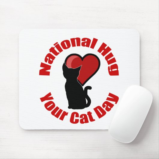 National Hug Your Cat Day Muismat (Met muis)