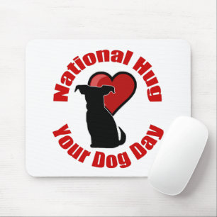 National Hug Your Dog Day Muismat