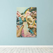 National Ice Cream Day Gift Canvas Afdruk (Insitu (Houten vloer))