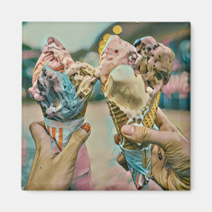 National Ice Cream Day Gift Magneet