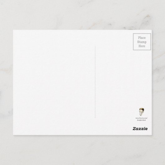 National Ice Cream Day Retro Style-Briefkaart Briefkaart (Achterkant)