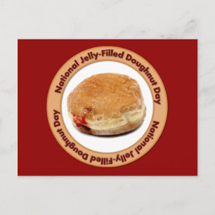 National Jelly-Fred Doughnut Day Briefkaart