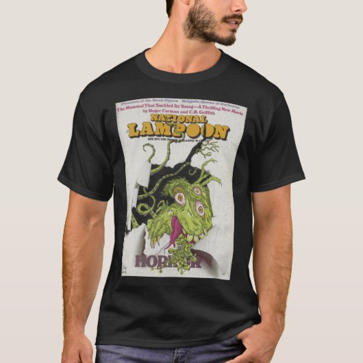 National Lampoon Horror Cover funny T-shirt (Voorkant)