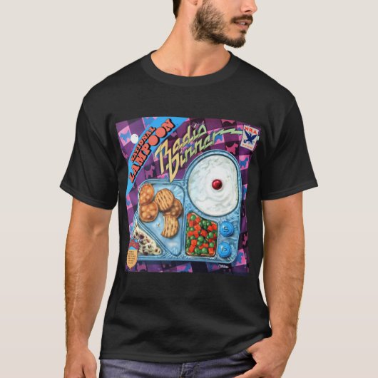 National Lampoon Radio Dinner Cover girl T-shirt (Voorkant)