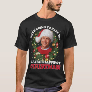 National Lampoons Christmas Vacation Hap Hap Happi T-shirt