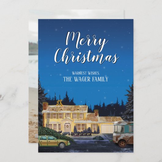 National Lampoon's Kerstmis Feestdagenkaart (Voorkant / Achterkant)