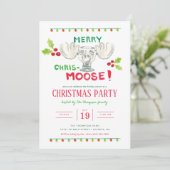 National Lampoon's Merry Chris-Moose Party Kaart (Staand voorkant)