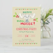 National Lampoon's Merry Chris-Moose Party Kaart (Staand voorkant)