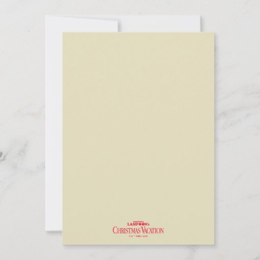 National Lampoon's Merry Chris-Moose Party Kaart (Achterkant)