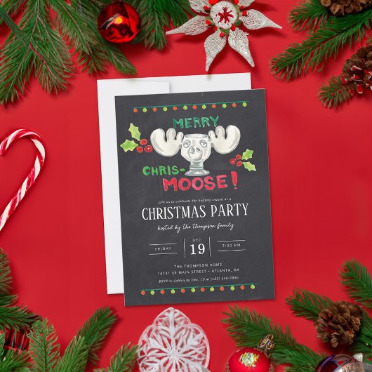 National Lampoon's Merry Chris-Moose Party Kaart