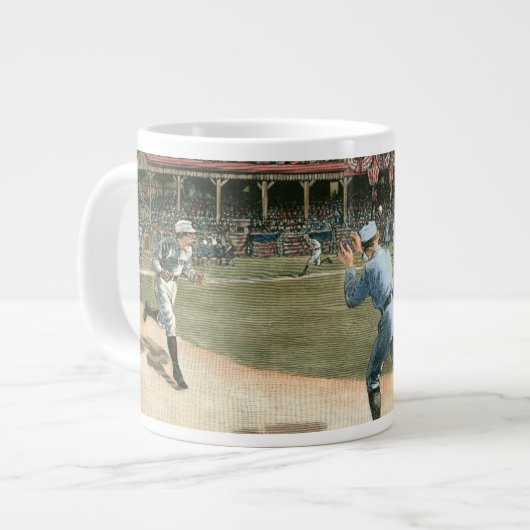 National League Baseball Game 1886 Grote Koffiekop (Links)