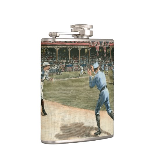 National League Baseball Game 1886 Heupfles (Rechts)