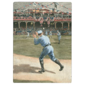 National League Baseball Game 1886 Klembord (Achterkant)