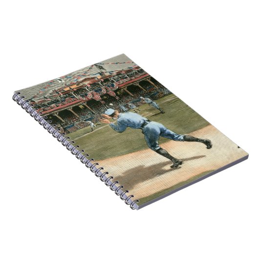 National League Baseball Game 1886 Notitieboek (Rechterzijde)