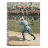 National League Baseball Game 1886 Notitieboek (Voorkant)