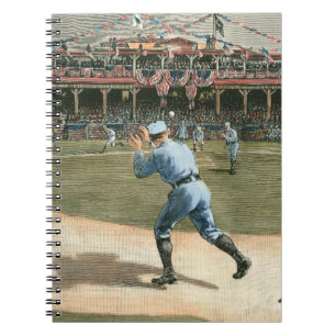 National League Baseball Game 1886 Notitieboek