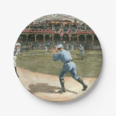 National League Baseball Game 1886 Papieren Bordje (Voorkant)