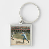 National League Baseball Game 1886 Sleutelhanger (Voorkant)
