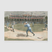 National League Baseball Game 1886 Tissuepapier (Voorkant)