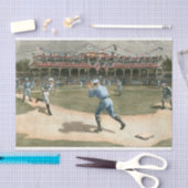 National League Baseball Game 1886 Tissuepapier (Craft)