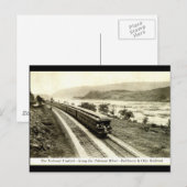 National Limited Baltimore & Ohio Railroad c1920s Briefkaart (Voorkant / Achterkant)