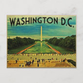 National Mall Washington DC Briefkaart (Voorkant)