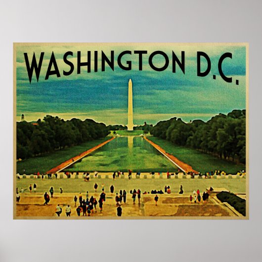 National Mall Washington DC Poster (Voorkant)
