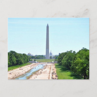 National Mall Washington DC — Washington Monument Briefkaart