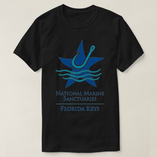 National Marine Sanctuary Florida Keys FL Vist T-shirt (Design voorkant)
