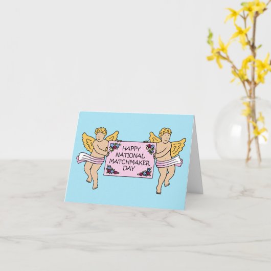 National Matchmaker Day 31 augustus Kaart (Gele Bloem)