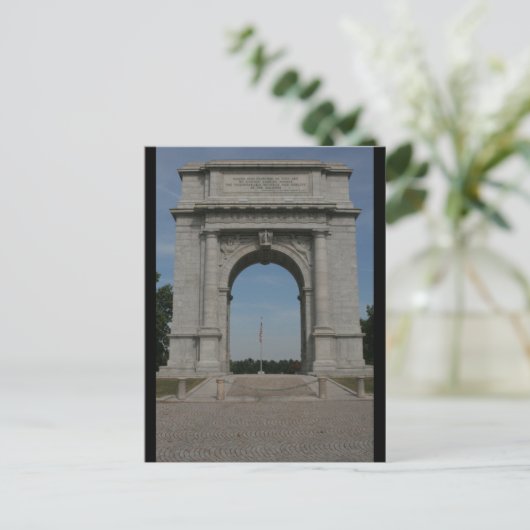 National Memorial Arch Briefkaart (Staand voorkant)