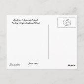 National Memorial Arch Briefkaart (Achterkant)