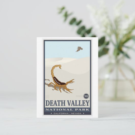 National Monument 2 Death Valley Briefkaart (Staand voorkant)