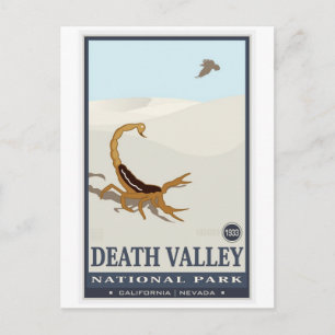 National Monument 2 Death Valley Briefkaart