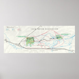 National Monument Little Bighorn Battlefield Poster