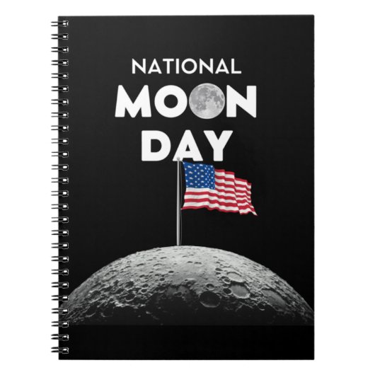 National Moon Day Classic Notitieboek (Voorkant)