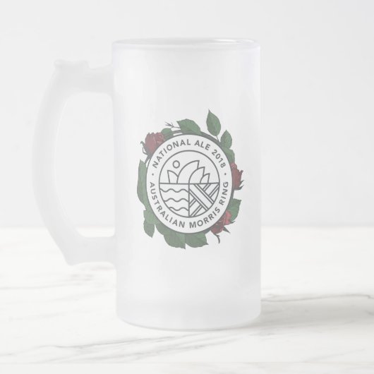 National Morris Ale Glass Tankard Matglas Bierpul (Links)