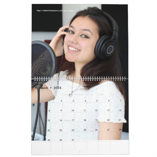 National Name Your Car Agus Bouquet Kalender (Mar 2026)