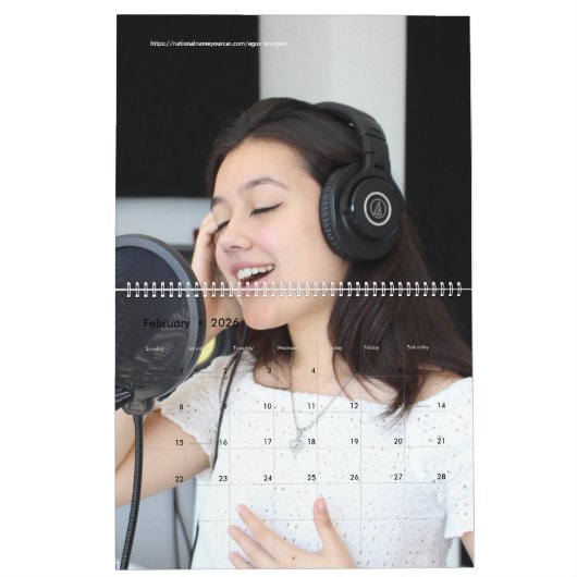 National Name Your Car Agus Bouquet Kalender (Feb 2026)