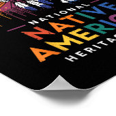 National Native American Heritage Month Heart Poster (Hoek)
