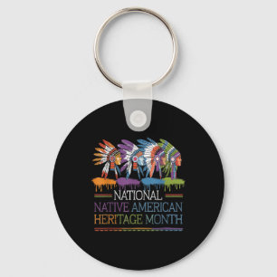 National Native American Heritage Month Heart Sleutelhanger