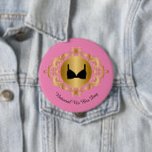 National No Bra Day Button (In situ)