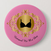 National No Bra Day Button (Voorkant)