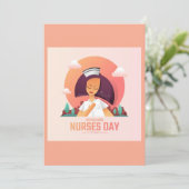 National Nurse's Day Greeting Card Feestdagenkaart (Staand voorkant)