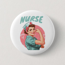 National Nurses Day Nurse Appreciation Ronde Button 5,7 Cm