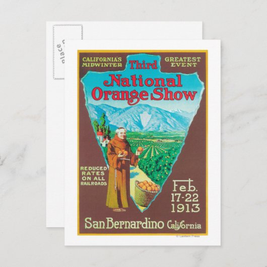 National Oranje ShowPoster #1 Briefkaart (Voorkant / Achterkant)