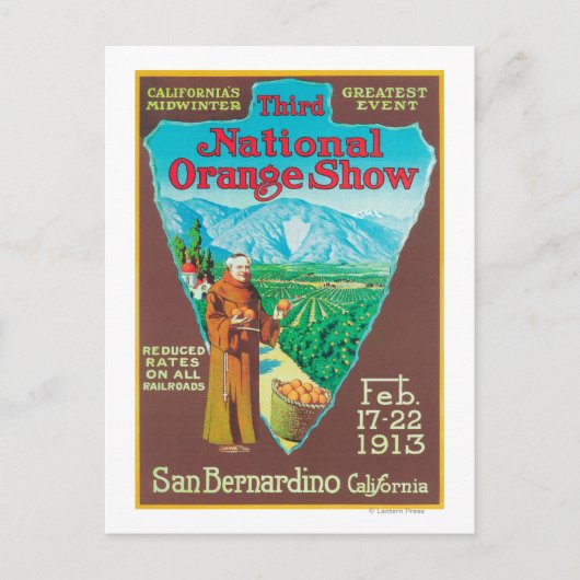 National Oranje ShowPoster #1 Briefkaart (Voorkant)