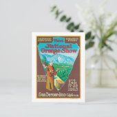 National Oranje ShowPoster #1 Briefkaart (Staand voorkant)