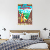 National Oranje ShowPoster #1 Canvas Afdruk (Insitu (Slaapkamer))